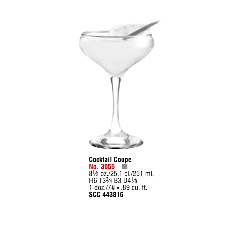 PERCEPTION STEMWARE 3055 Wine, 8 oz 2 dz