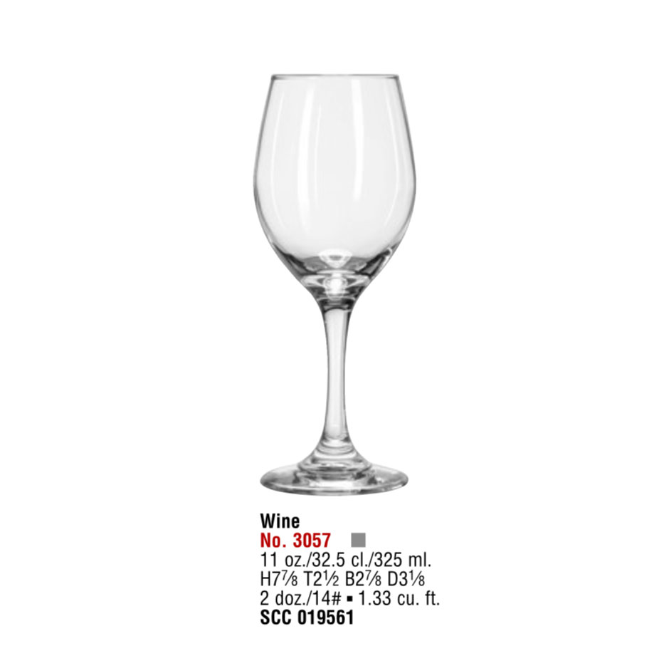 PERCEPTION STEMWARE 3057 Wine, 11 oz 2 dz